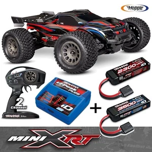 TRAXXAS # MINI-XRT Monster 4x4 rot 1/16 + 2S + 3S Lipo Akku + 4A ID-Ladegerät - Bild 1 von 10