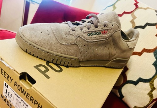 Nuovissime scarpe da ginnastica Adidas Yeezy PowerPhase marrone semplice [FV6129] YZY da uomo 11 5