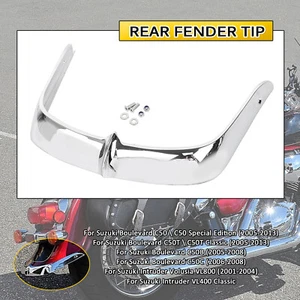 Punta de guardabarros trasero cromada motor para Suzuki Boulevard C90 C50 Intruder Volusia VL800 - Imagen 1 de 17