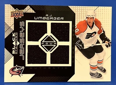 2008-09 UD Black Diamond Jerseys R.J Umberger Game-Used Philadelphia Flyers SP - Image 1 of 2