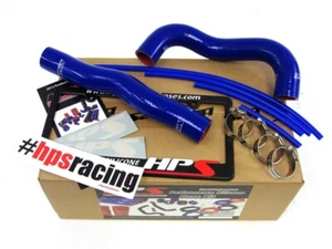 HPS Blue Silicone Radiator Hose Kit Coolant OEM Replacement 57-1324R-BLUE - Picture 1 of 4
