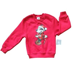 DISNEY kids Mickey Mouse Christmas sweatshirt size small - Picture 1 of 4