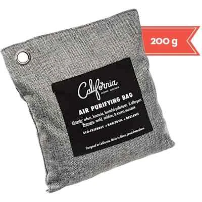 CALIFORNIA HOME GOODS 4 X 200 GRAMS BAMBOO CHARCOAL AIR PURIFYING BAGS