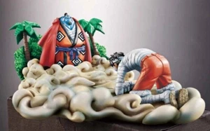 One Piece Mini Diorama Scene Jinbei and Monkey D Luffy - Picture 1 of 2