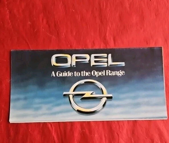 Opel Range Brochure 1980 Monza Senator Rekord Manta Berlinetta Ascona Kadett Uk - Image 1 of 4