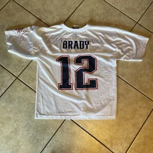 Tom Brady NFL Patriots Super Bowl XXXVI Replica Trikot VS Rams XL - Bild 1 von 4
