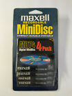 Four Pack   New Sealed Maxell Minidisc Md 74Rm