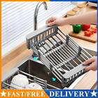 Dish Drainer Dish Drainer Rack Sink Drain Basket For Home Accessories (l Grey)