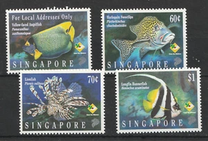 1995 Singapore Sc# 733-36 - Tropical Fish, Marine Life. MNH postage stamp set. - Picture 1 of 1