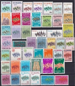 Europa CEPT 1972 año completo 46 sellos 22 países montado estampilla en muy buen estado - Imagen 1 de 1