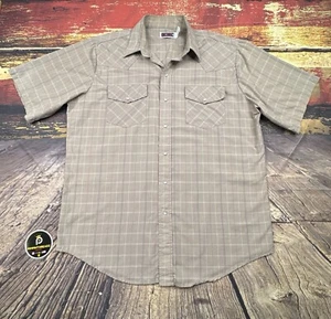 Vintage Big Mac Mens Shirt Pearl Snap Sz Large Western Plaid SS Letterkenny USA - Picture 1 of 10