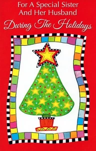 SPEZIELLE WEIHNACHTSKARTE FÜR SCHWESTER & IHREN MANN - Salamander Studios + ✉ - Bild 1 von 4