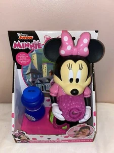 Disney Junior Minnie Action Bubble Blower W/ 4oz. Bubble Solution - Picture 1 of 3