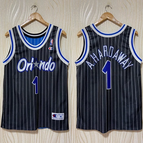 ORLANDO MAGIC BASKETBALL SHIRT JERSEY CHAMPION NBA REVERSIBLE sz M Cover