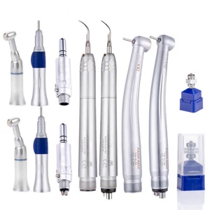 Dental High Speed Air Turbine & Low Speed Push Button Handpiece & Air Scaler Kit - Picture 1 of 19