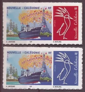 Timbre Nlle Calédonie 1291/1292** Cagous Personnalisés ref KLM 1258 - Imagen 1 de 1