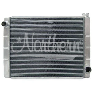 Northern Factory 209676 GM Chevy Universal Aluminum Radiator 27.5 x 19 Race Pro - Foto 1 di 1