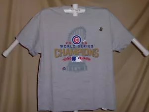 CHICAGO CUBS 2016 World Series CHAMPIONS Locker Room T-SHIRT size Small NWT - Picture 1 of 2
