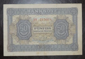 Germany Democratic Republic 50 pfennig 1948 6 digit serial !   - Picture 1 of 3