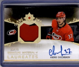 Andrei Svechnikov Signature Material Laureates /75 Auto 2021-22 Ultimate Collect - Picture 1 of 2