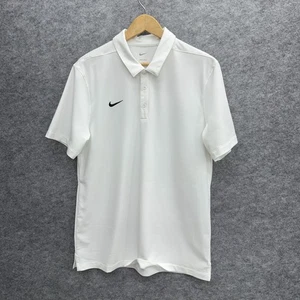 NIKE Golf Dri-Fit Herren Activewear Oberteil Tennis Golf Pickleball, weiß Gr. L, NEU - Bild 1 von 10