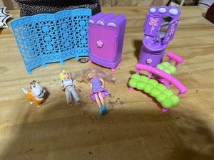 Polly Pocket Glitzer und Glam Haustier Spa Salon Möbel Set Dazzlin Pet Spa Add On - Bild 1 von 5