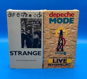 Depeche Mode: Strange (1988) and Live In Hamburg (1984) VHS Anton Corbijn - Picture 1 of 5
