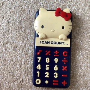 Hello Kitty Calculator Old-fashioned Retro Vintage Navy Sanrio Kawaii Japan - Picture 1 of 2