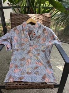 Reyn Spooner Men's Med 90s reverse-print Aloha - pullover not worn in 22 years - Picture 1 of 6