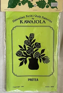 Hawaiian Keiki Quilt Patterns - Kawaiola - Protea - New - Picture 1 of 2