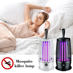 Lámpara Asesina de Mosquitos con Luz UV Eléctrica Recargable Insectos Zapper Mosca Trampa para Insectos - Imagen 1 de 21