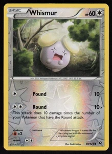 Whismur 80/124 Reverse Holo: Fates Collide Pokemon TCG Near Mint - Bild 1 von 2