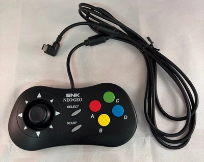 NeoGeo Controller mini PAD FP1N1N1820 Black Tested and Working Japan - Image 1 of 4