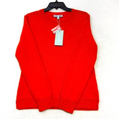 Suéter Antonio Melani 100% Cachemira Rojo Amapola M Nuevo con Etiquetas Precio de venta sugerido por el fabricante $129 Nuevo Foto 1 de 4