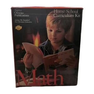 Math Home School Curriculum Kit Alpha And Omega Publications Christian Education - Picture 1 of 9