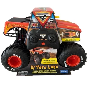 MONSTER JAM EL TORO LOCO SMOKE EFFECTS INDOOR/OUTDOOR REMOTE CONTROL 1:15 SCALE - Picture 1 of 9