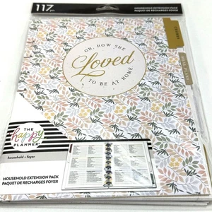 The Happy Planner Undated Extension Household Chores Meal Plans Budget Projects - Picture 1 of 8