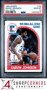 Hoops All-Star #166 1989 Earvin Magic Johnson Hof PSA 10 - Imagen 1 de 8