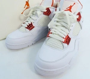 Size 8.5 - Air Jordan 4 Retro Orange Metallic CT8527-118 Authentic OG BOX DS - Picture 1 of 8