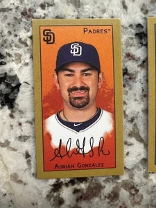 Tarjeta de inserción trasera Topps T205 Piamonte 2025 San Diego Padres Adrián González - Imagen 1 de 2