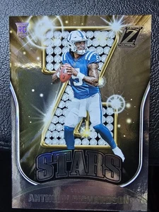 ANTHONY RICHARDSON - 2023 Panini Zenith Z-Stars RC Insert #25 Colts - Picture 1 of 2