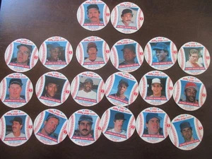 Lot of 20 1987 MSA JIFFY POP BASEBALL Photo DISCS, Henderson, Clemens and more - Picture 1 of 16