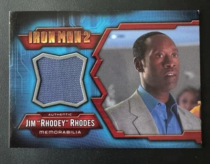 Iron Man 2 2010 Relic Memorabilia Card IMC-7 Don Cheadle as Jim Rhodey Rhodes - Picture 1 of 2
