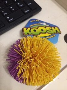 Vintage Koosh Ball Toy Purple & yellow NWT - Picture 1 of 5