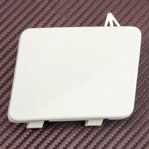 White Front Bumper Tow Eye Hook Access Cover Cap Fit for Nissan Sentra 13-2016 - Picture 1 of 4