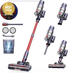 Cordless Vacuum Cleaner 45Kpa 550W Self-Standing Stick for Hardwood & Carpet - Picture 1 of 12