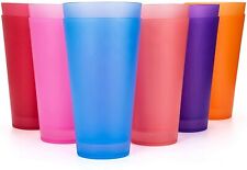 32-ounce Plastic Tumblers/Large Drinking Glasses/Party Cups/Iced Tea Glasses Set