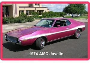 1974 AMC Javelin Auto Refrigerator / Tool Box Magnet  - Picture 1 of 1