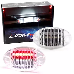 Luces de matrícula LED completas blancas con iluminación roja acento para Dodge 1994-01 RAM - Imagen 1 de 6