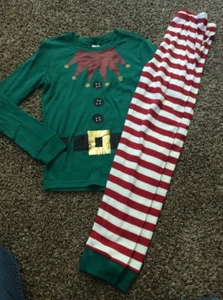 Gymboree Elf Santas Helper Christmas Holiday Pajamas Pjs Gymmies NWT Size 4 - Picture 1 of 1